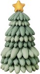 3D Фигура, Новогодняя елка, Нежный Зеленый Сатин