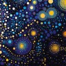 Конверт для денег В День Рождения, абстракция, солнечные блики, вырубка, фольга