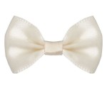 Набор атласных бантиков для декора, Кремовый