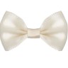Набор атласных бантиков для декора, Кремовый