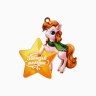 Ёлочная игрушка - подвеска новогодняя «Лошадка и звезда»