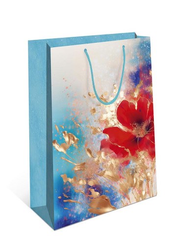 Пакет подарочный Стильный мак