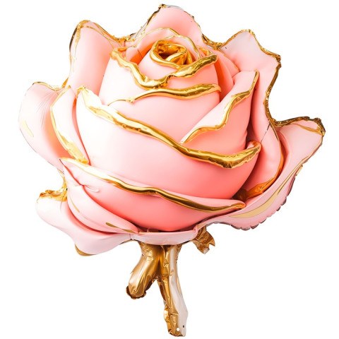 Фигура Роза объемная розовая Glam