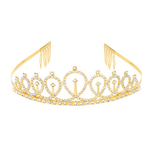 Ободок Корона, Мисс Совершенство, металл, Золото