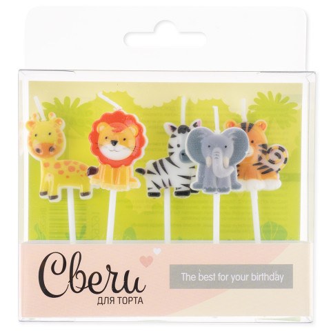 Свеча Фигура, Животные джунглей