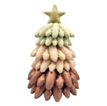 Фигура, Новогодняя елка, Кремово-шоколадный градиент