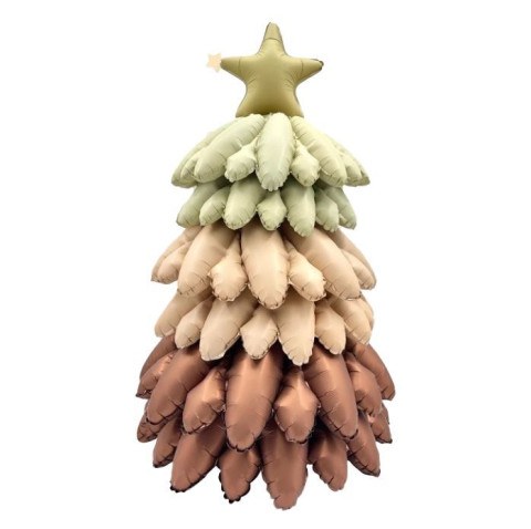 Фигура, Новогодняя елка, Кремово-шоколадный градиент