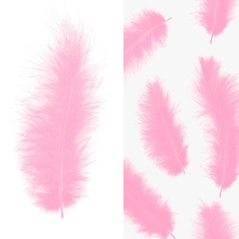 Перья Премиум, Розовые