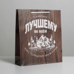 Пакет ламинированный Самому лучшему во всём, горы, лес