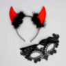 Карнавальный набор Дьяволица (ободок, маска)