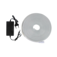 Светодиодная гирлянда, Дюралайт 120 Led/м, с адаптером, 6*12мм,12v, Белый