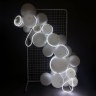 Светодиодная гирлянда, Дюралайт 120 Led/м, с адаптером, 6*12мм,12v, Белый