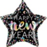 РАСПРОДАЖА! П 20" Звезда HAPPY NEW YEAR Iridescent
