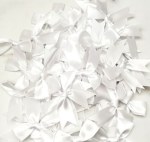 Набор атласных бантиков для декора, Белый