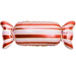 Фигура Конфета полосатая, красный/белый