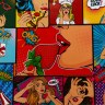 Распродажа Бумага упаковочная глянцевая "pop art" Красный