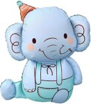 Фигура, Слоник в колпачке, Голубой