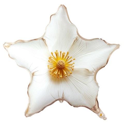 Фигура Цветок белый