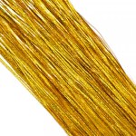 Новогодний дождик, хвост для воздушного шара, Золото голографический двухслойный