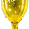 Фигура Бокал Шампанское, Сверкающие звезды, Золото