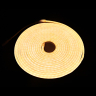 Светодиодная гирлянда, Дюралайт 120 Led/м, с адаптером, 6*12мм,12v, Теплый белый