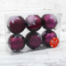 Распродажа! Набор новогодних елочных шаров "Резная снежинка" фиолетовый