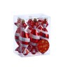 Ёлочные игрушки «Конфетки полосатые», красно-белый