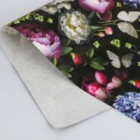 РАСПРОДАЖА! Крафт-бумага упаковочная «Для тебя» Стильные цветы