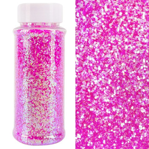 Конфетти фольга Шестиугольники, Светло-розовый