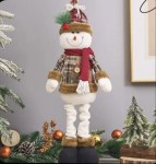 Новогодний Снеговик на телескопических ногах