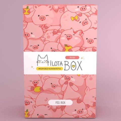 Подарочный набор MilotaBox Милотабокс мини "Поросенок Бокс"