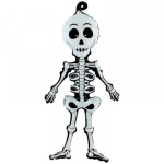 Распродажа_! G Фигура Скелет (воздух) / Linky Scary Skeleton только воздух