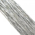 Новогодний дождик, хвост для воздушного шара, Серебро голография