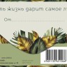 Конверт для денег В День Рождения, Тропические листья
