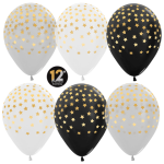 S Шары Звездочки, Ассорти (005/080/390), кристалл