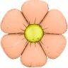 Фигура Цветок, Ромашка (надув воздухом), Персиковый, Сатин