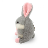 Брелок-мягкая игрушка с подвесом Кролик, серый