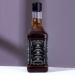 Гель для душа «Крутой мужик» во флаконе виски, аромат древесно-пряный