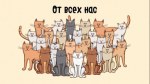 Конверт для денег, От всех нас (котики)