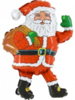 FM Мини-фигура Дед мороз с мешком, Красный