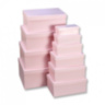 Коробка Нежно-розовая, прямоугольник