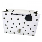 Пакет подарочный Кот с сердечком, Белый фон