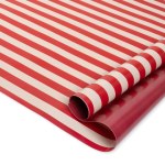 Упаковочная бумага Полоски, Красный