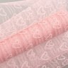 Фатин в рулоне Сердца, Розовый