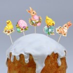 Набор для украшения кулича «Счастья в доме» на пасху