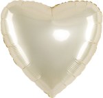 FM Сердце Золото сатин / Heart satin pastel gold