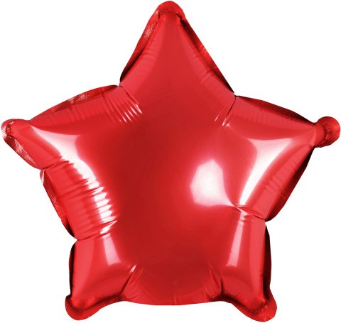 Микро-звезда с клапаном, Красный, Металлик