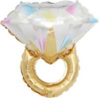 Фигура Кольцо с бриллиантом, Золото
