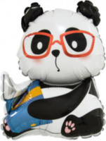 Мини-фигура Маленькая панда с книжкой