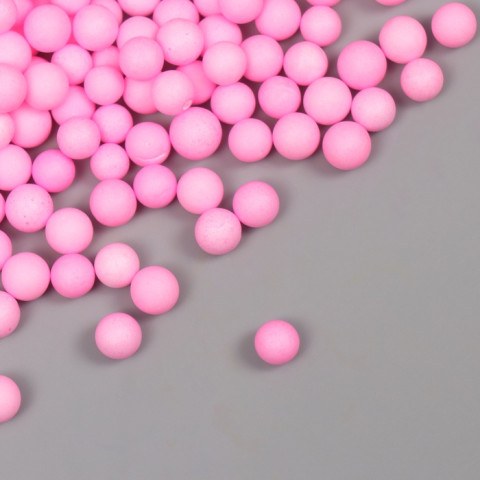 Декор для творчества пенопласт «Ассорти шариков», фуксия